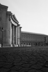 Place du Panthéon, Université de la Sorbonne, Bibliothèque Sainte Geneviève - 16 avril 2020 9h42