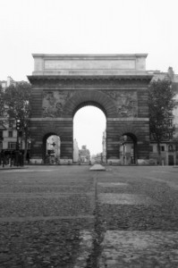 Rue du faubourg Saint Martin, Porte Saint Martin - 1er mai 2020 9h28