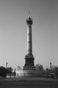 Place de la Bastille - 4 avril 2020 - 9h29